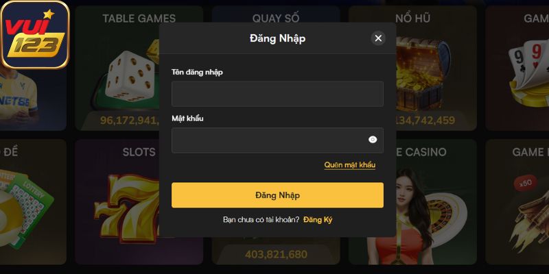 Chi tiết hướng dẫn đăng nhập Vui123