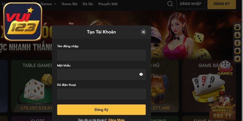 Điều kiện đăng ký tài khoản cá cược trực tuyến là gì?