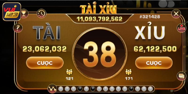Tài xỉu Vui123 tựa game dễ chơi, dễ trúng