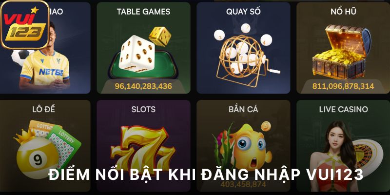 Khám phá trang cược sau khi đăng nhập thành công