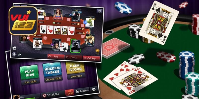 Trọn bộ kinh nghiệm đánh bài Poker Vui123 chắc thắng