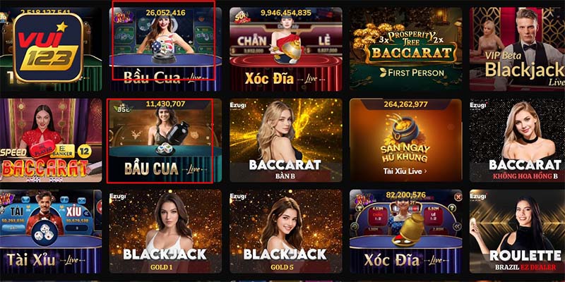 Tổng hợp thông tin giới thiệu về trò chơi bầu cua tại Vui123